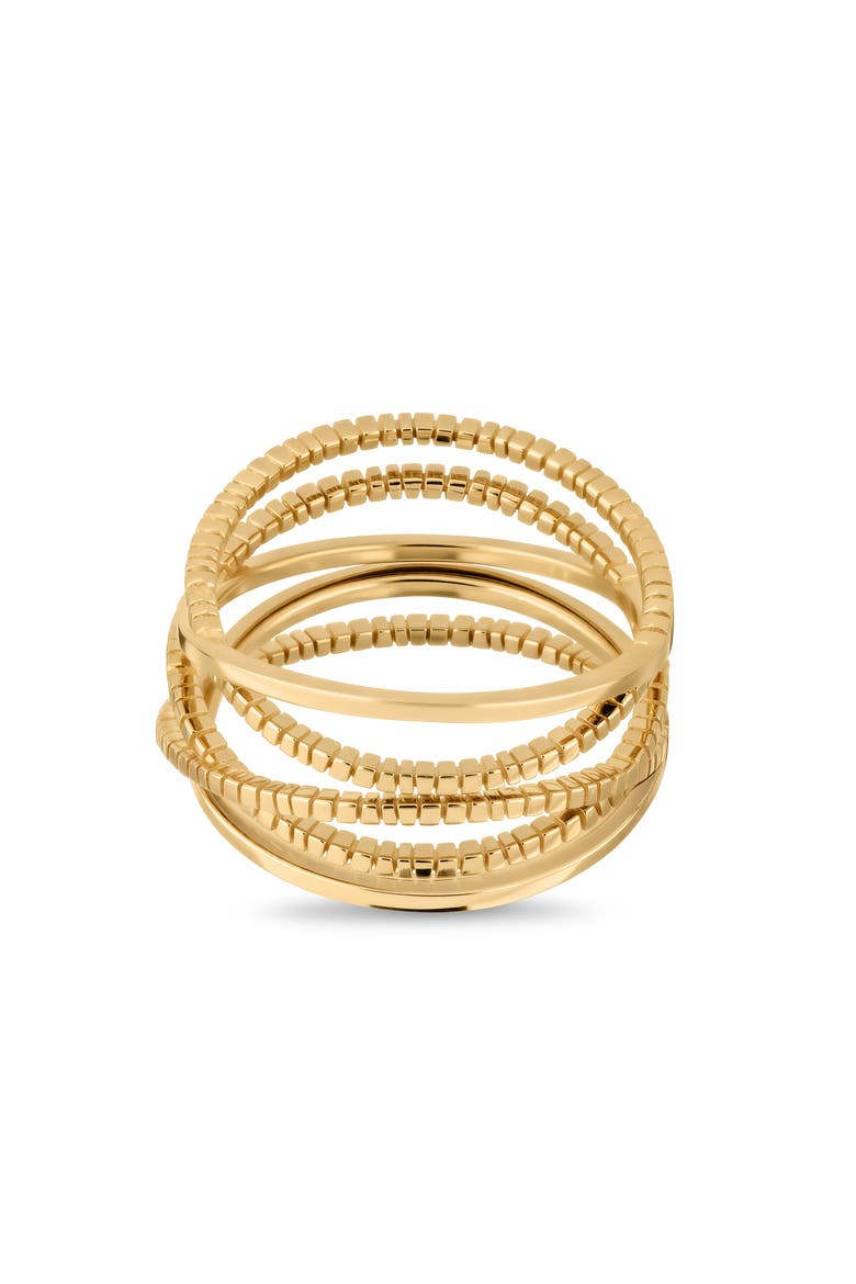 14K Gold Wide Ring (Online Trunk Show), Alternate, color, 14K YELLOW GOLD