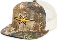 PHIPPS Gold Star Embroidered Snapback Trucker Hat