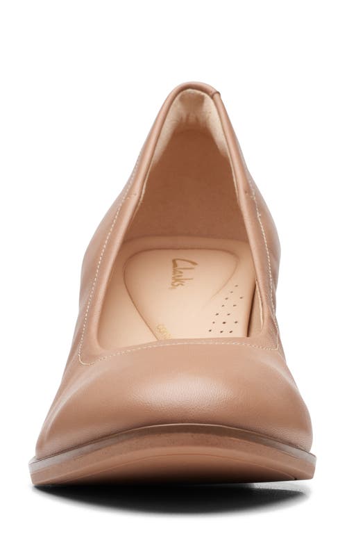 Clarks Freva 55 Court In Beige Leather In Animal Print