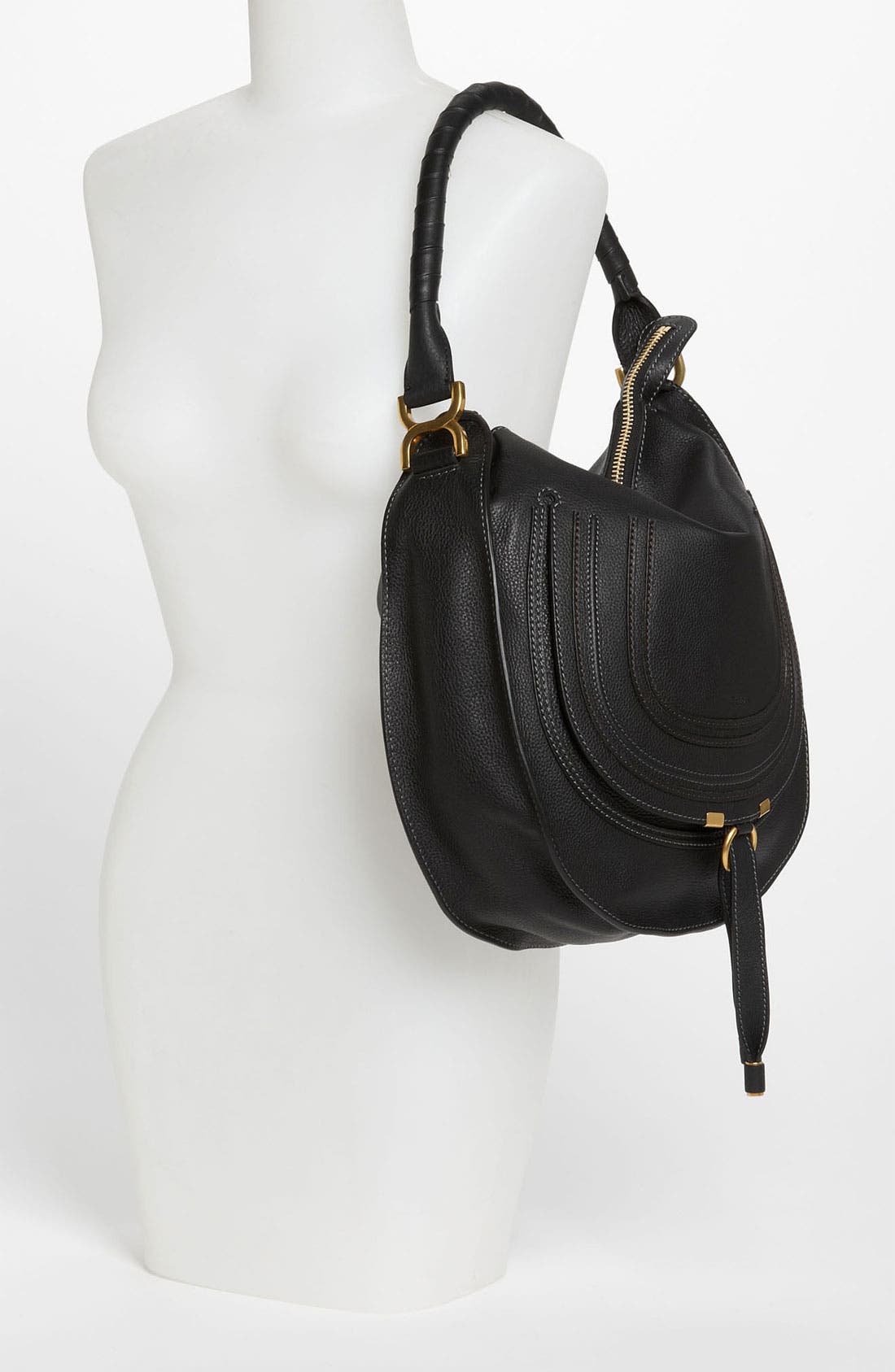 Chloé 'Marcie - Medium' Leather Hobo, Alternate, color, 