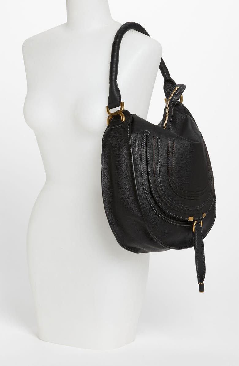 Chloé 'Marcie - Medium' Leather Hobo, Alternate, color,