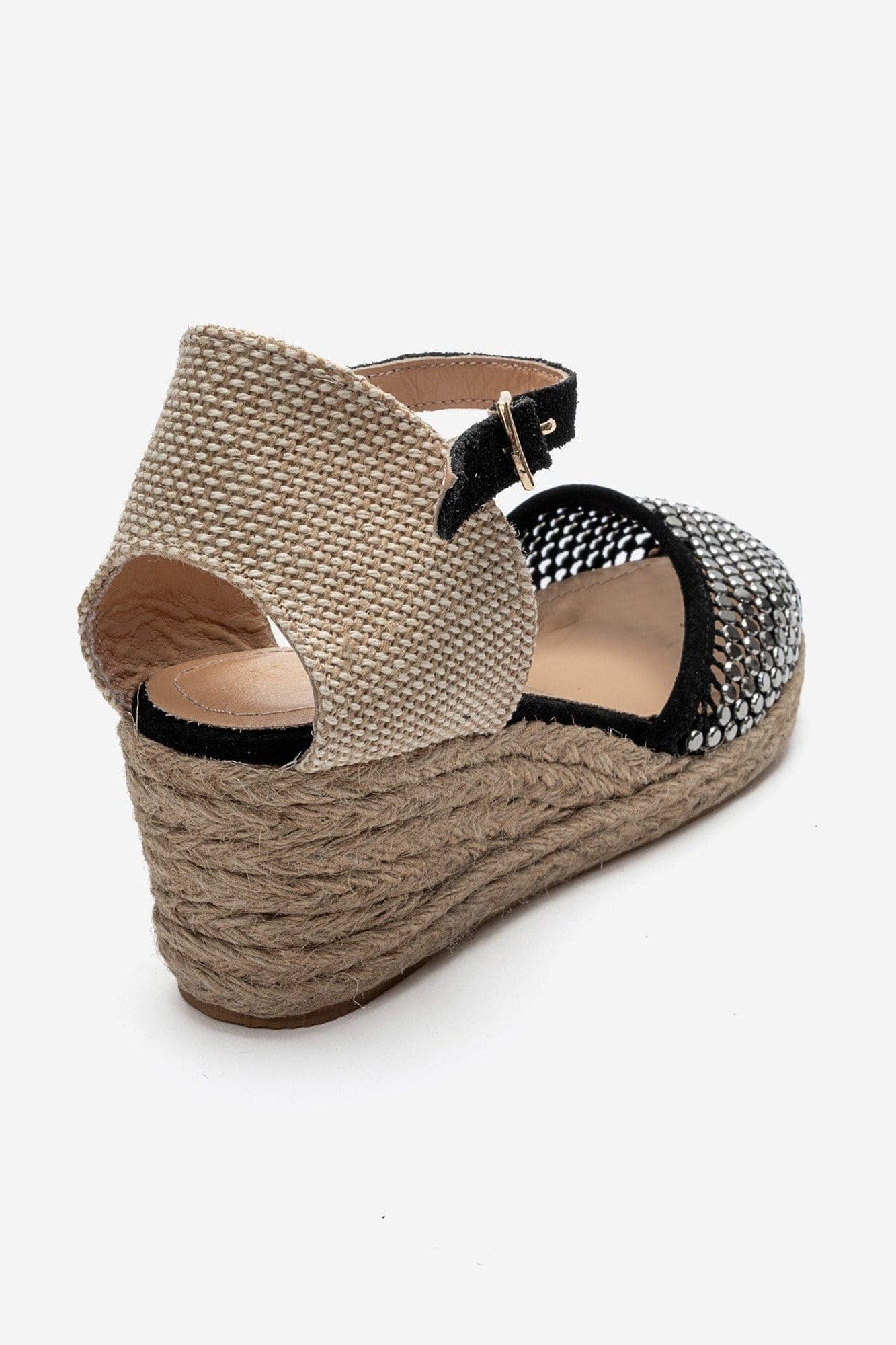 Drelix Leather Espadrille Sandal, Alternate, color, Black Suede