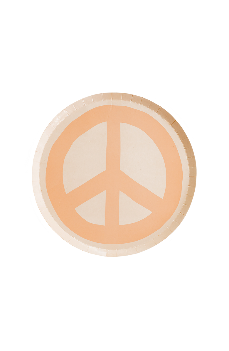 Jollity 
Co Peace 
Love Peace Dessert Plates, Main, color, Assorted Pre-Pack