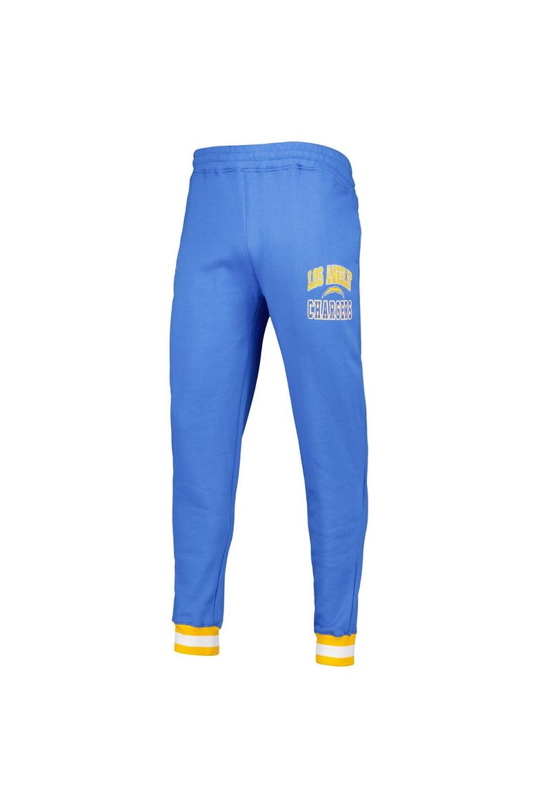 Men's Starter Powder Blue Los Angeles Chargers Blitz Fleece Jogger Pants, Alternate, color, Powder Blue