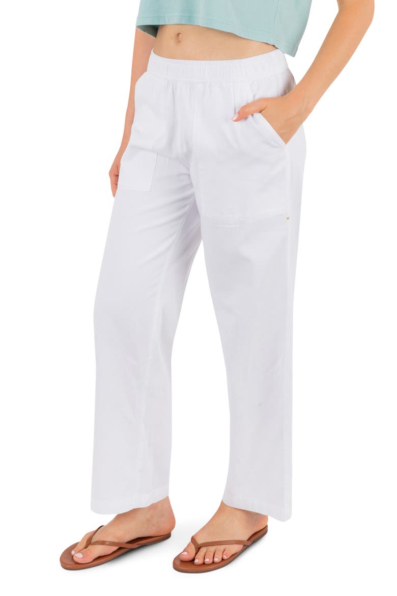Wavy Days Wide Leg Pants, Alternate, color, WHITE