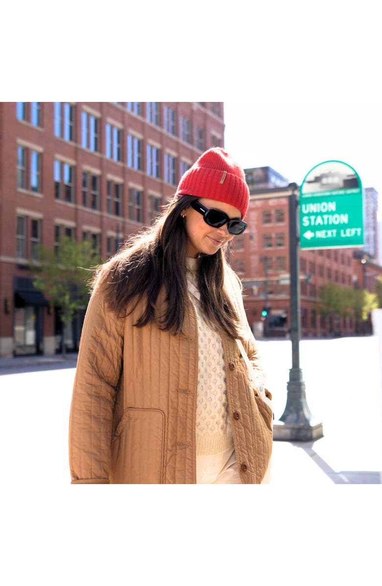 Turtle Fur Wool Polly Winter Beanie, Alternate, color, Black