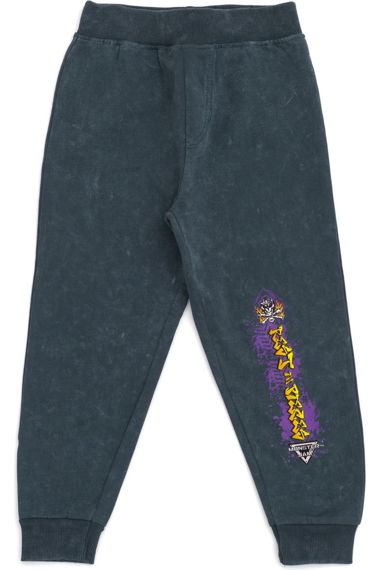 Grave Digger Fleece 2-Piece Sweatshirt and Pants Set, Alternate, color, Grave Digger Grey