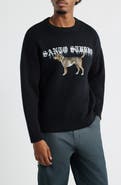 SANTO STUDIO Blurry Dog Knit Sweater
