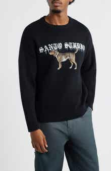 SANTO STUDIO Blurry Dog Knit Sweater