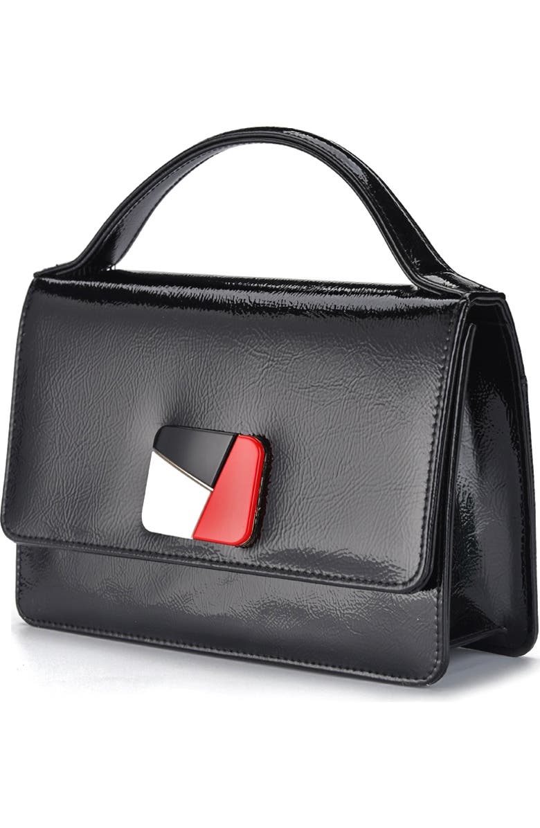 LADY COUTURE Multi Color Handbag, Main, color, Black Multi