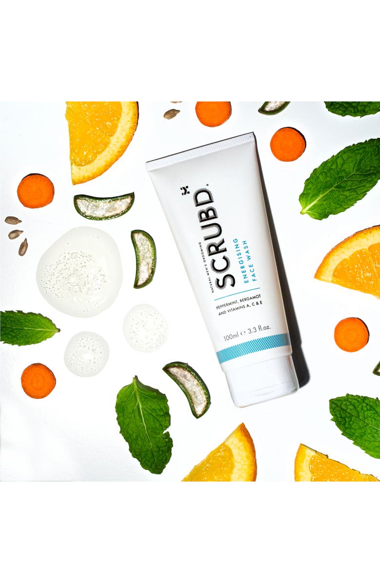 SCRUBD Energizing Face Wash, Alternate, color, 