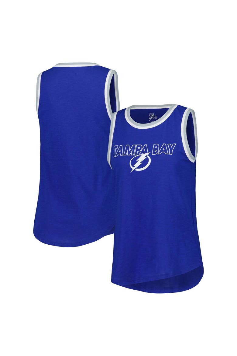 Women's G-III 4Her by Carl Banks Blue Tampa Bay Lightning Strategy Tank Top, Alternate, color, Blue