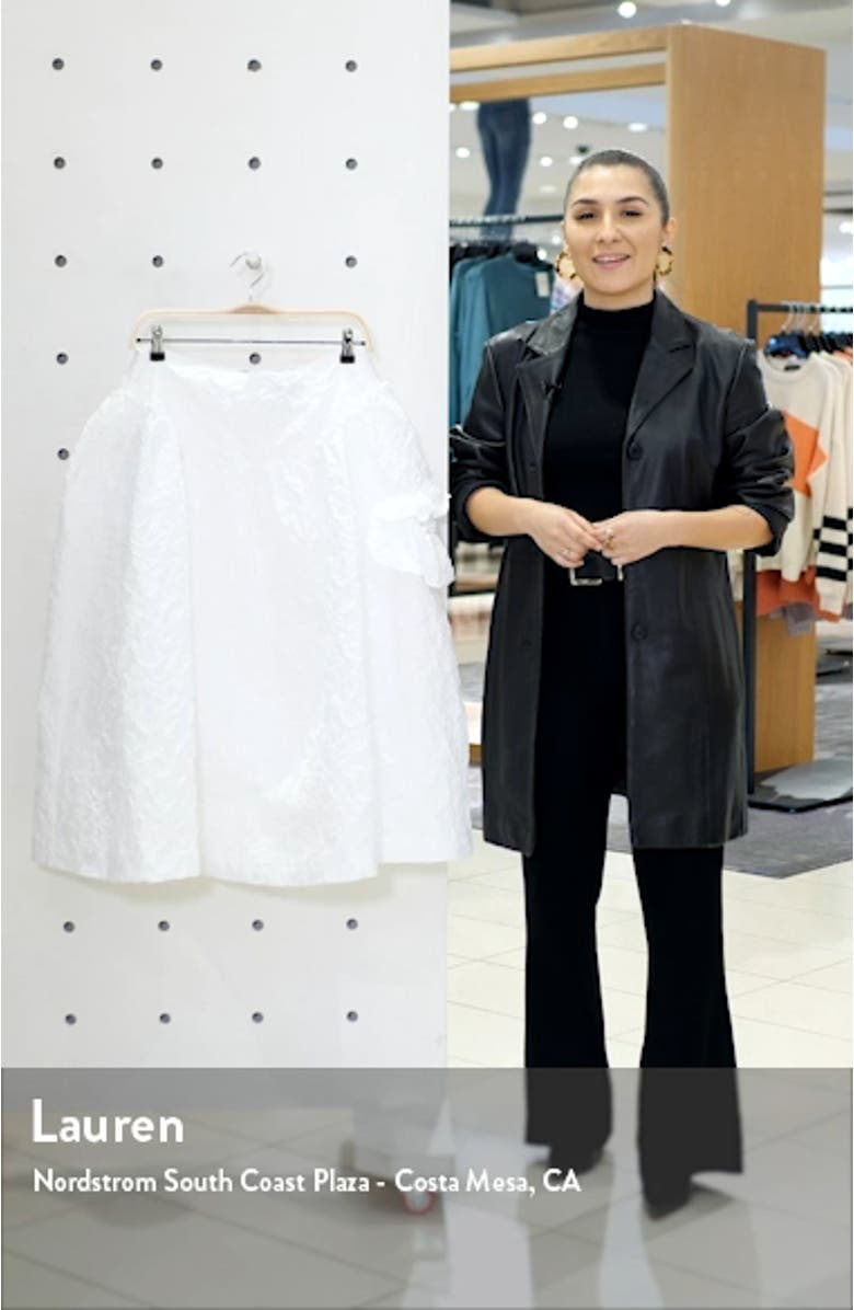 Cloqué Midi Skirt, sales video thumbnail