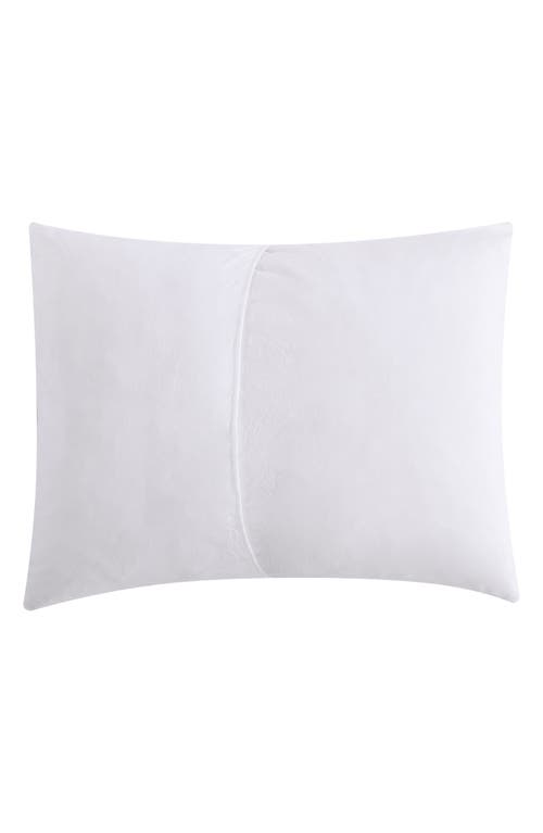 Laura Ashley Norah Microfiber Comforter & Sham 3-piece Set In White
