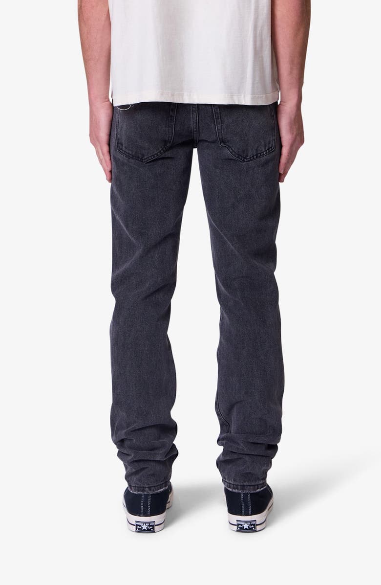 mnml Slim Fit Jeans, Alternate, color, Washed Black