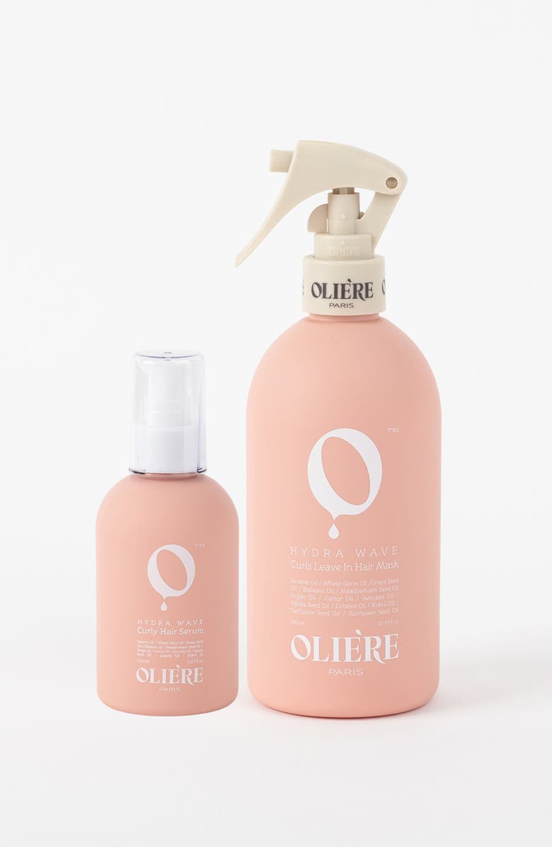 Oliere Paris HYDRA WAVE Curly Leave-In Mask, Alternate, color, Pink