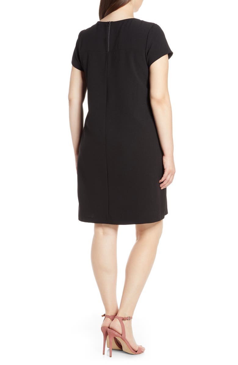 Chelsea28 Crepe Shift Dress, Alternate, color, 
