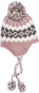 MUK LUKS Women's Chunky Trapper Knit Hat with Pom