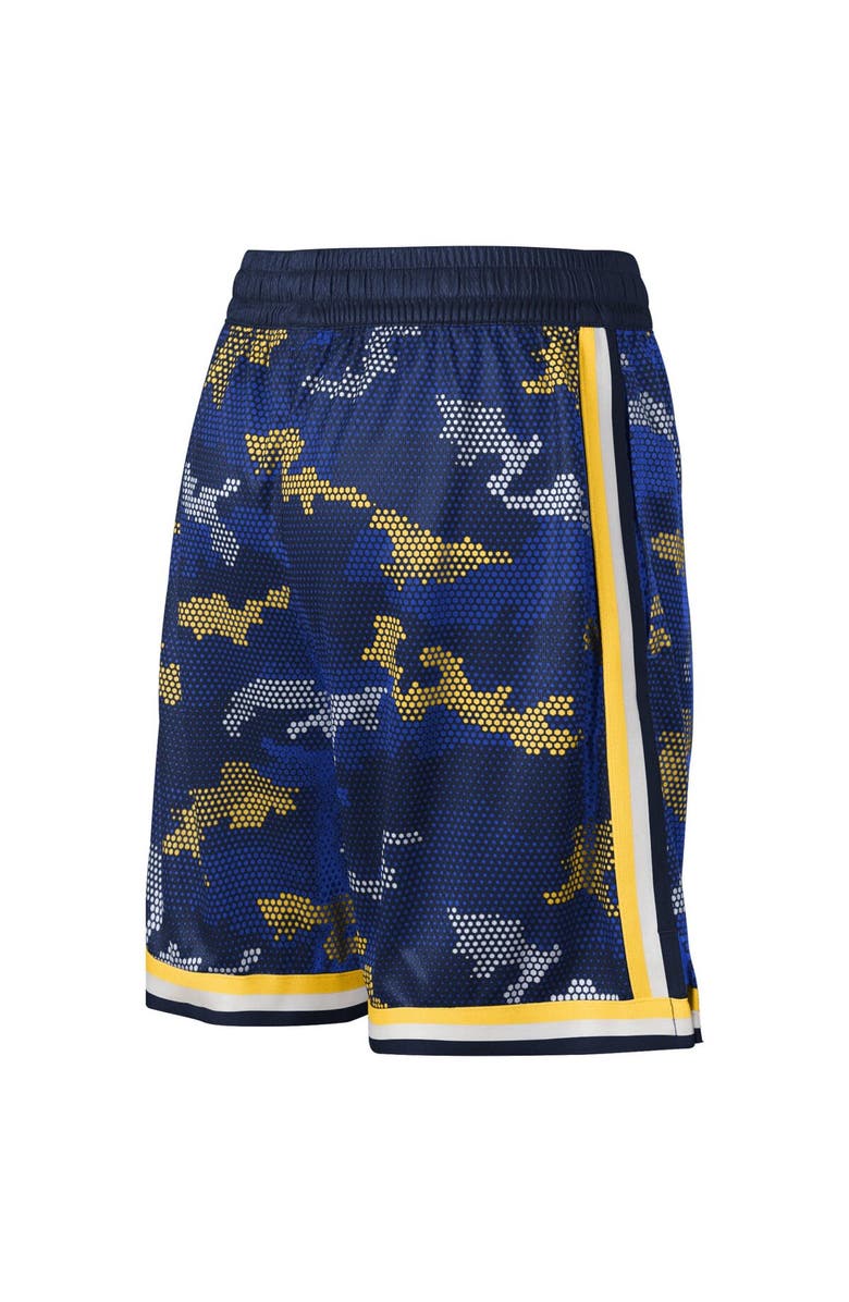 Outerstuff Youth Fanatics Branded Navy Milwaukee Brewers Tech Runner Shorts, Alternate, color,