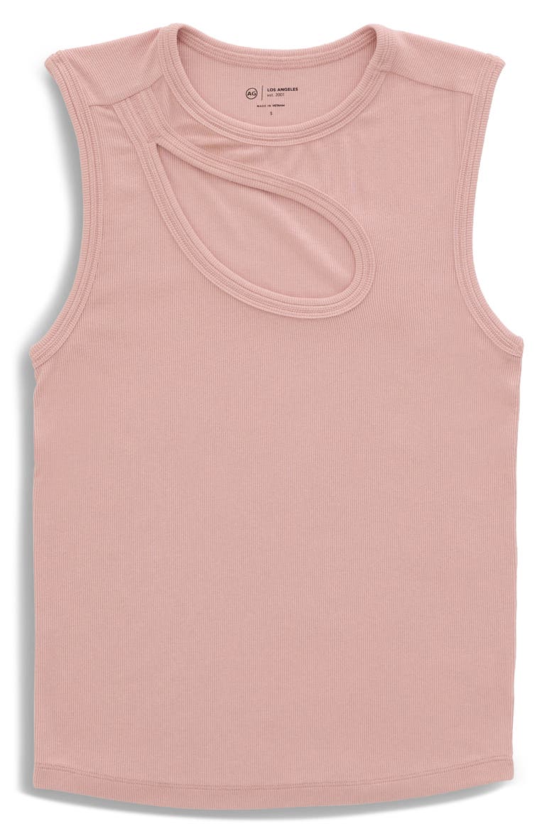 Miah Cutout Sleeveless Top, Alternate, color, SPARKLING ROSE