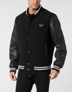 PHILIPP PLEIN College Bomber Skull Stones Men