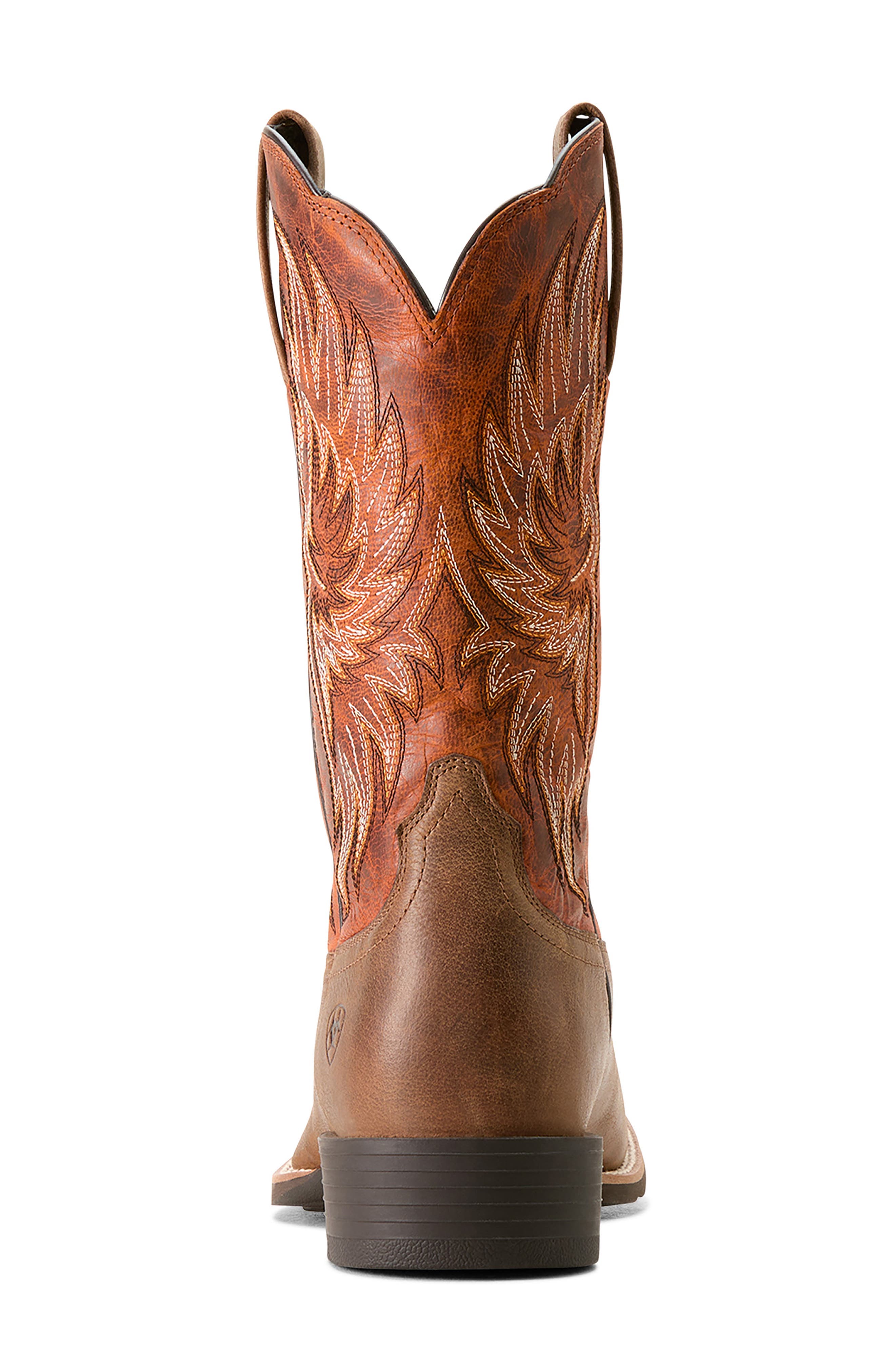 Ariat Sport Rider Cowboy Boot, Alternate, color, Vintage Oak/ Rustic Orange