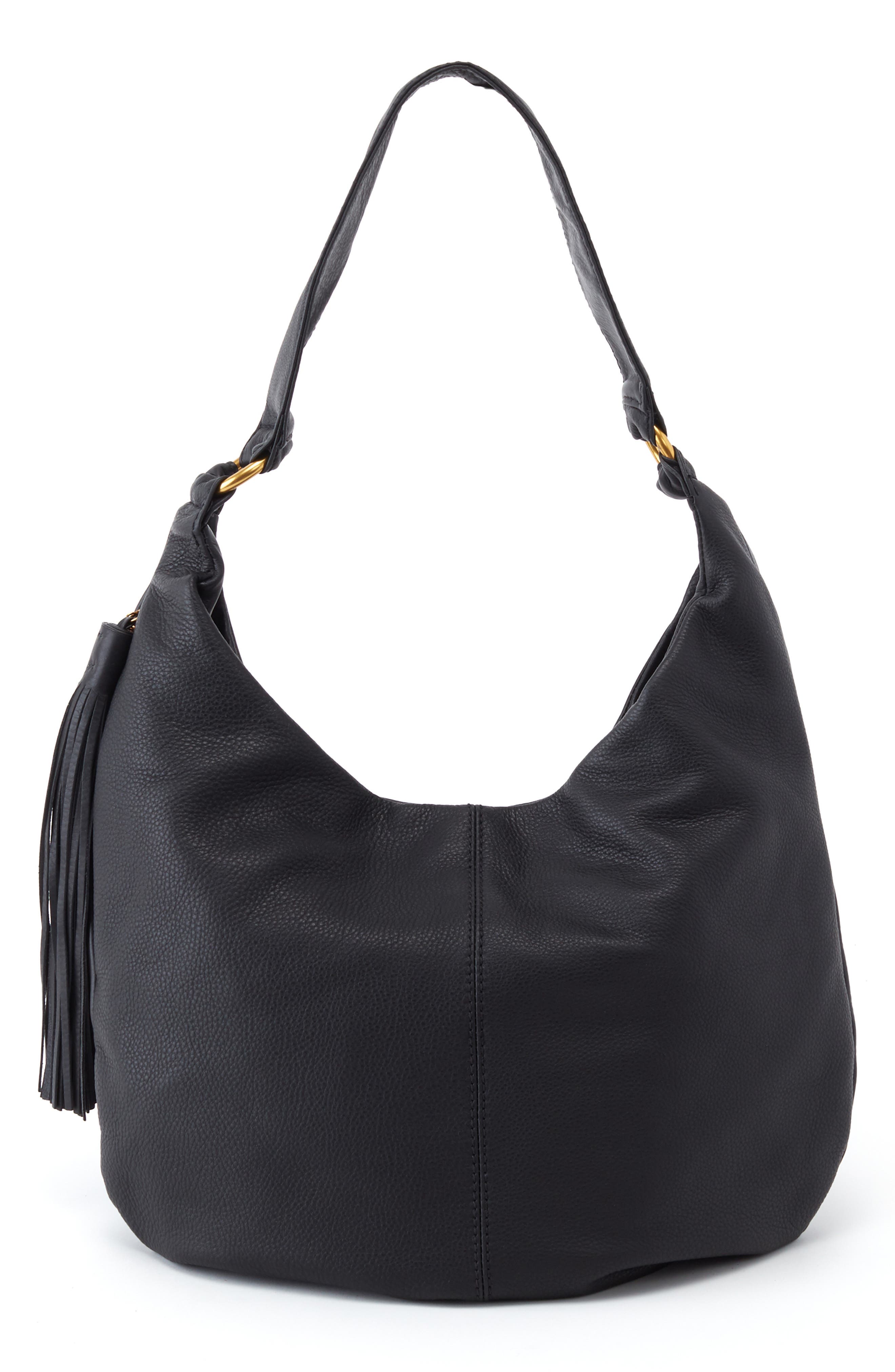 HOBO Gardner Leather Shoulder Bag, Alternate, color, 