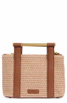 Vince Camuto Jayda Straw Top Handle Bag