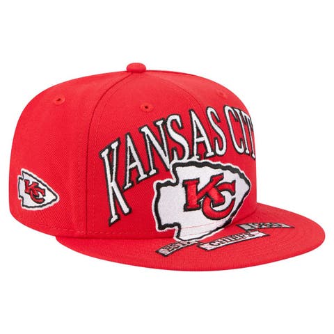 Men's New Era Red Kansas City Chiefs  Oversized 59FIFTY Fitted Hat