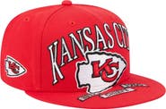 New Era Men's New Era Red Kansas City Chiefs Oversized 59FIFTY Fitted Hat