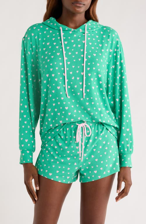 Pj Salvage Hooded Short Pajamas