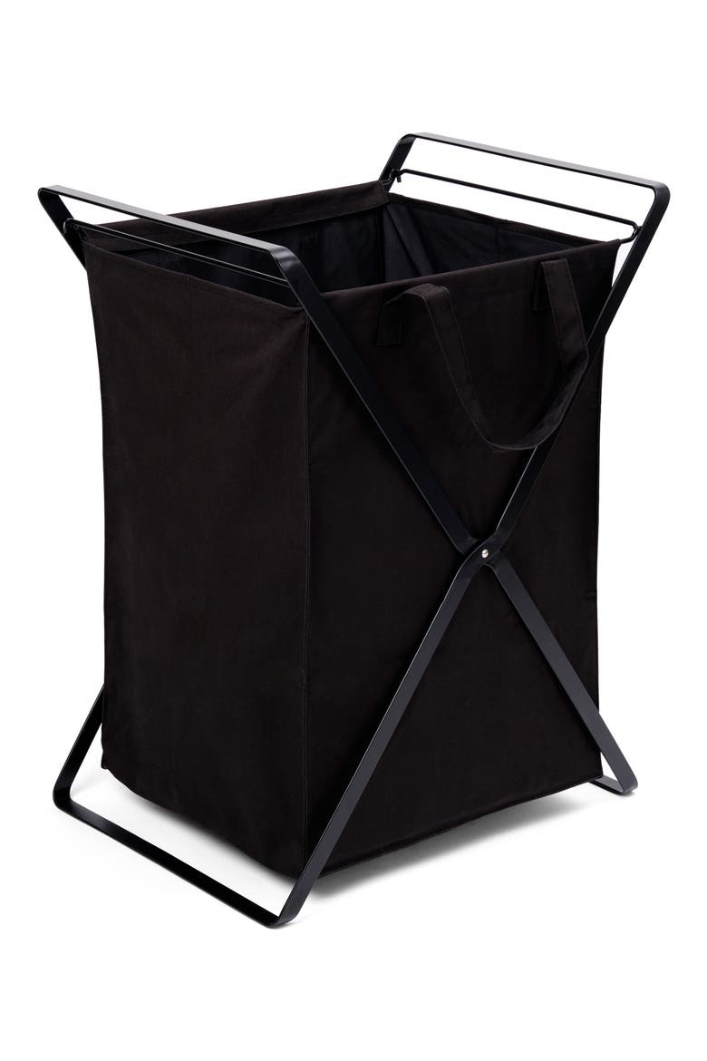 Laundry Hamper, Main, color, BLACK