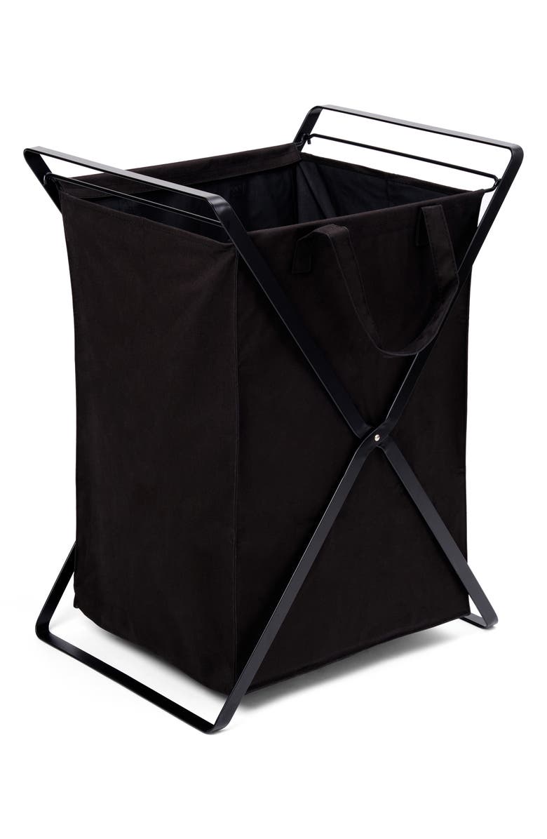 Yamazaki Laundry Hamper, Main, color, Black
