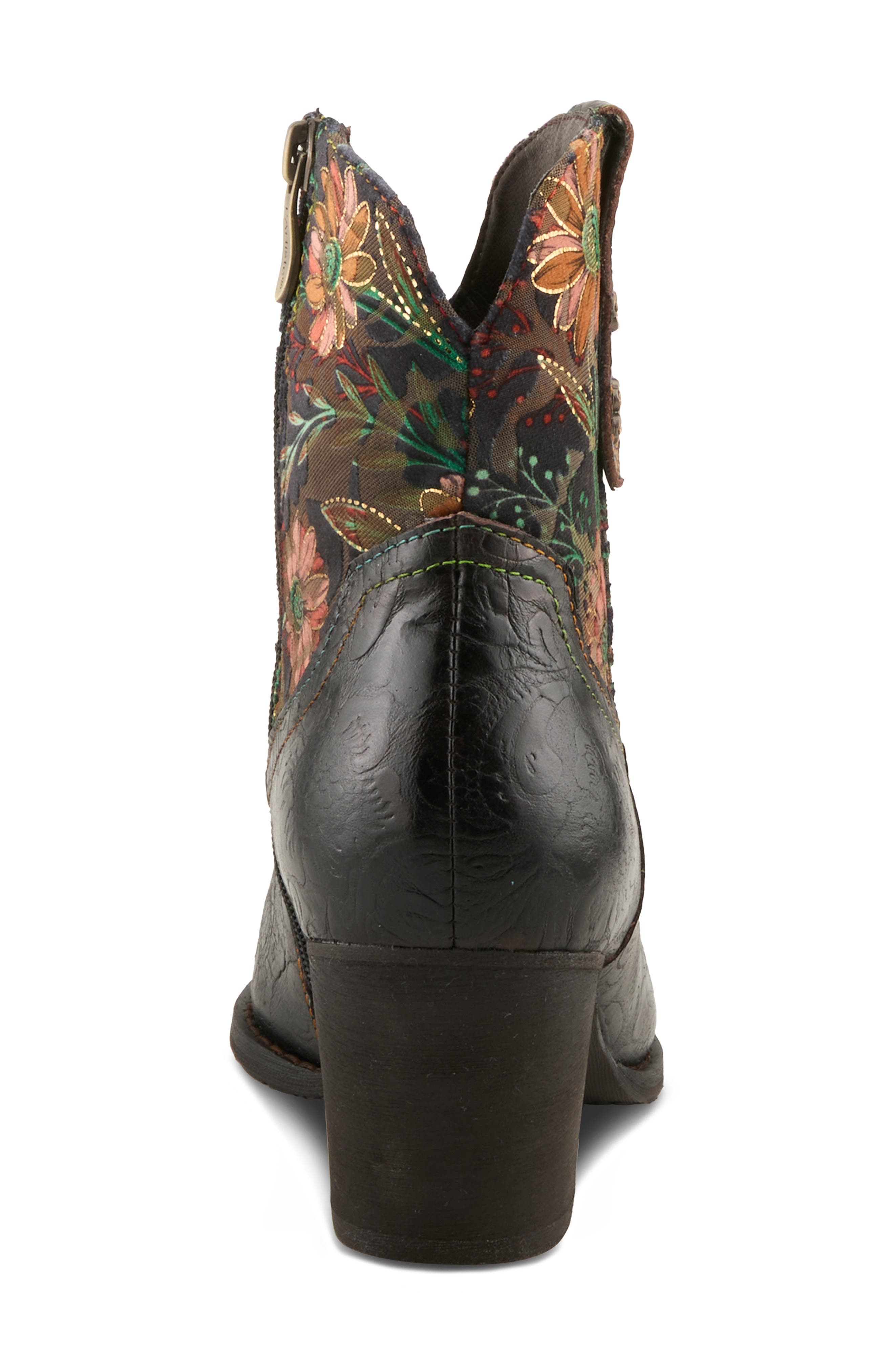 L'Artiste by Spring Step Brydie Western Boot, Alternate, color, Black Multi