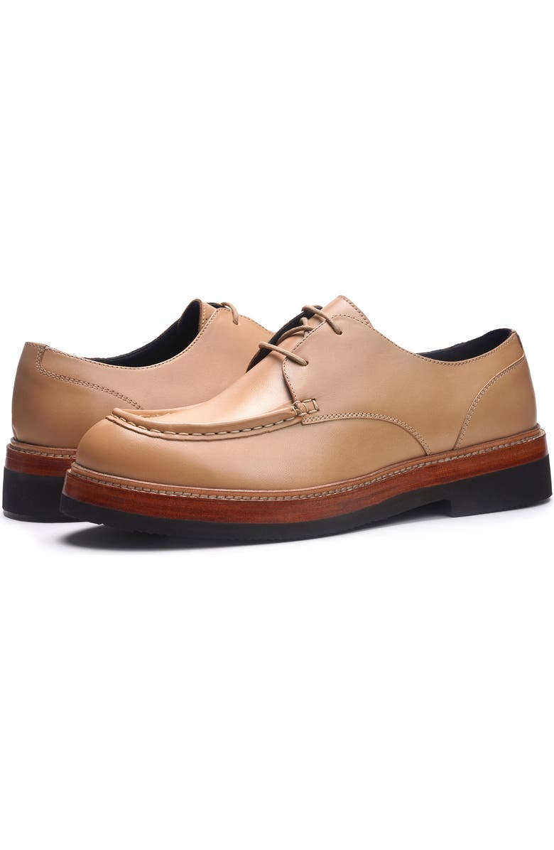 A. Veer Sorrento Moc Derby, Alternate, color, Sand Leather