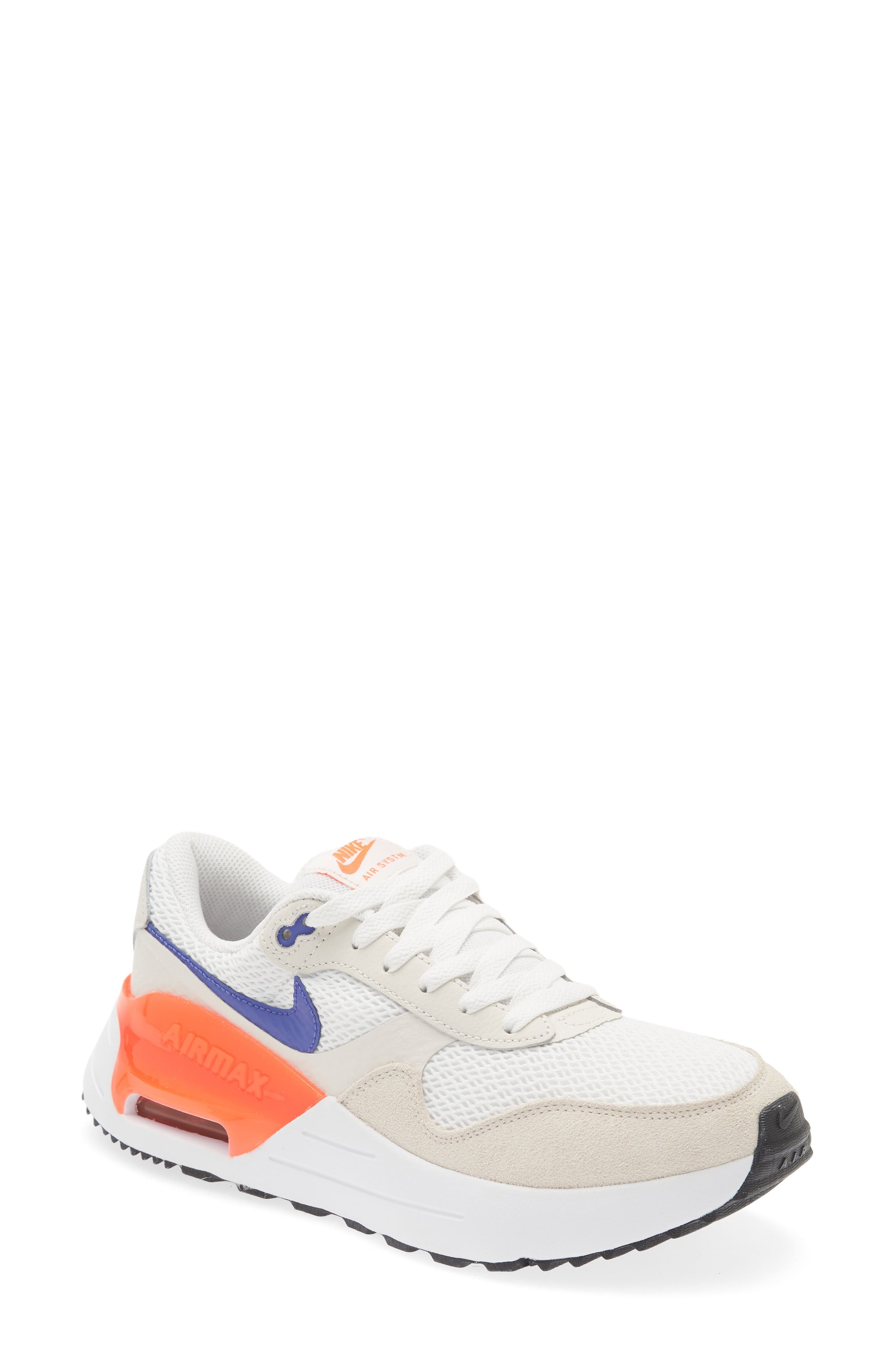 Air Max SYSTM Sneaker, Main, color, SUMMIT WHITE/ BLACK/ WHITE