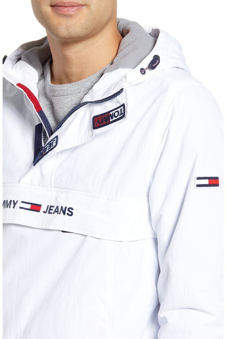 TJM Nylon Hooded Anorak, Alternate, color, CLASSIC WHITE