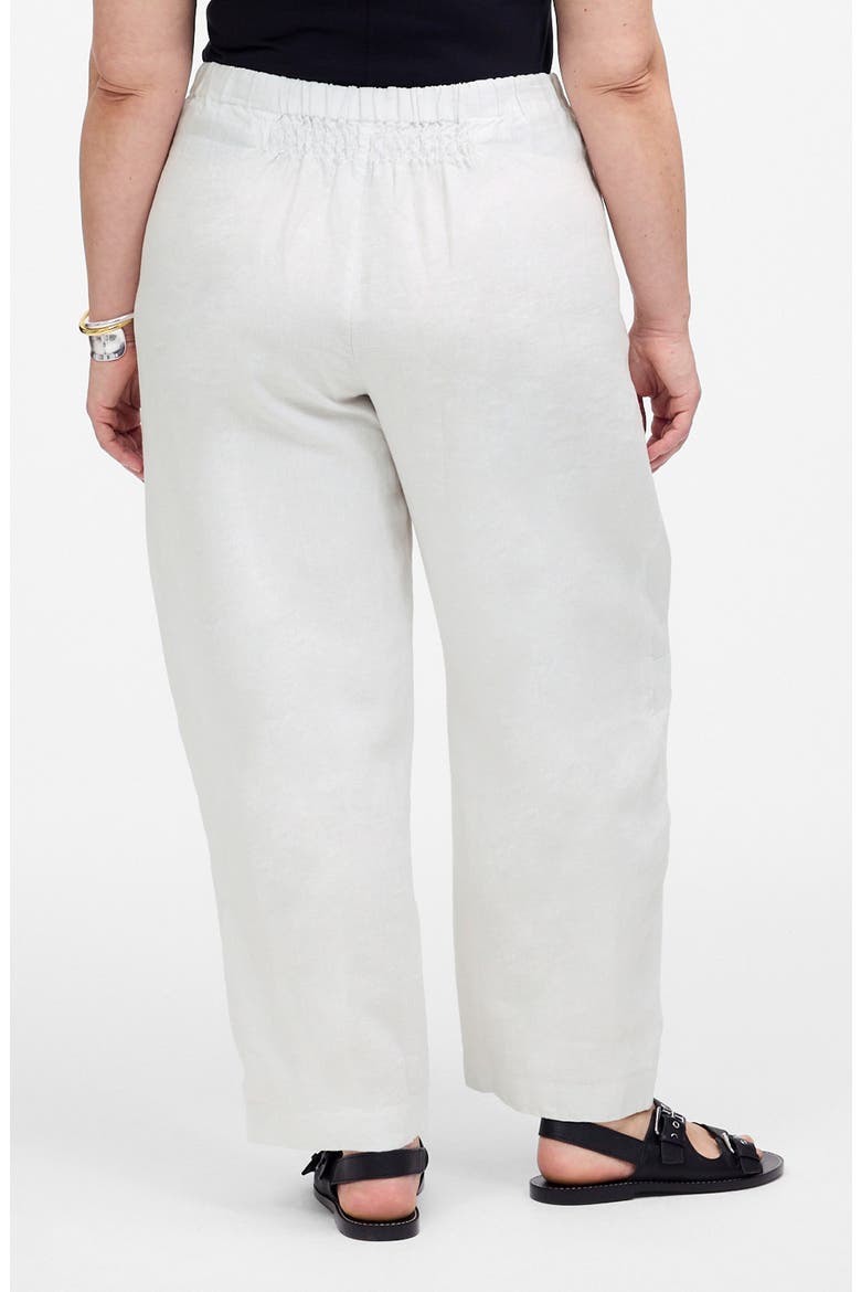Barrel Leg Linen Pants, Alternate, color, SALT