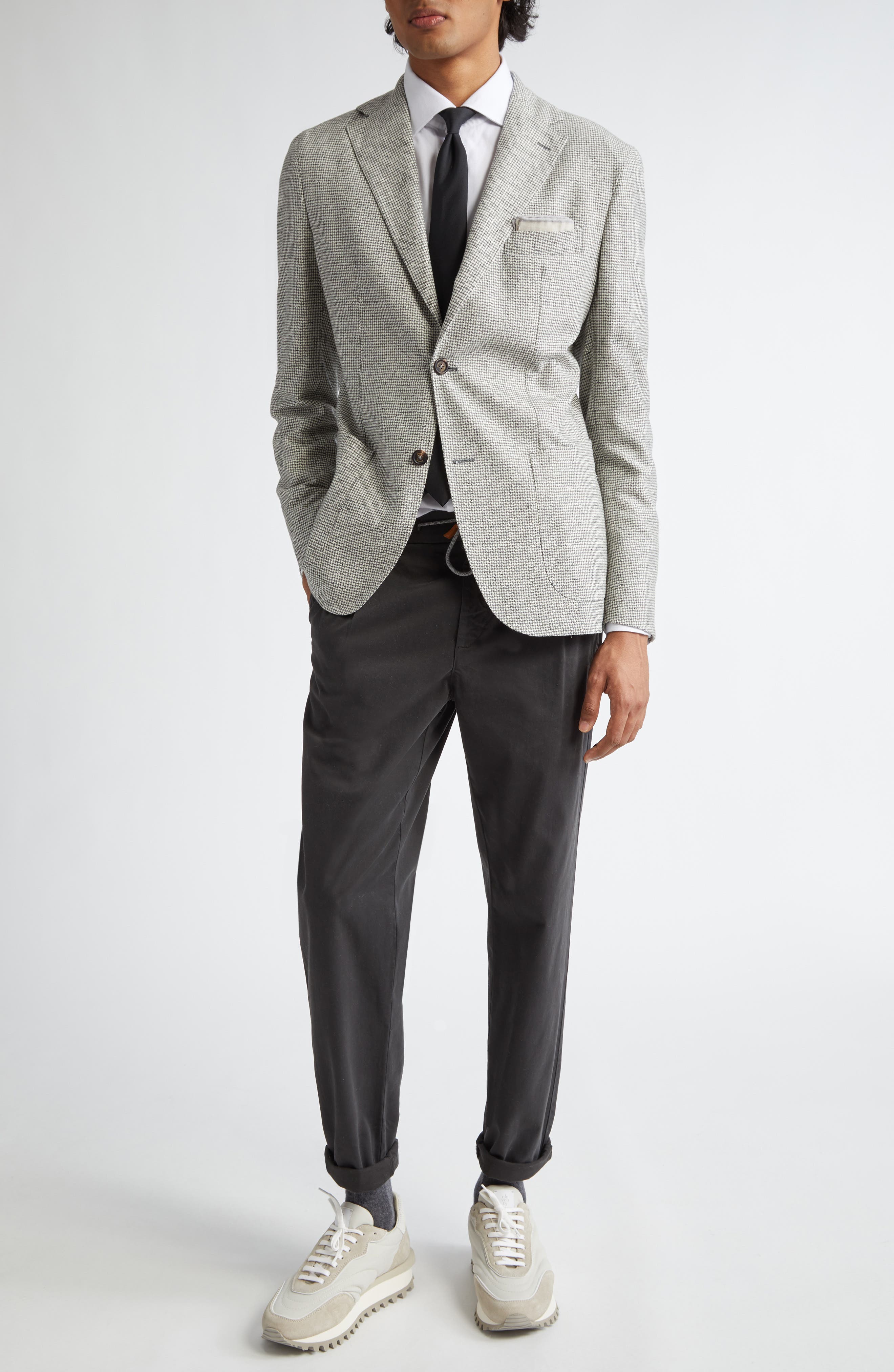 Houndstooth Wool & Cashmere Sport Coat - image 2