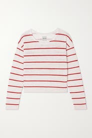 VIR VITA Camille Linen Striped Top
