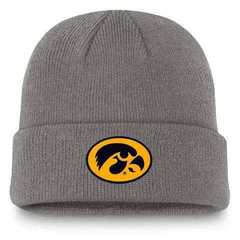Men's Nike Pewter Iowa Hawkeyes Standard Terra Cuffed Knit Hat