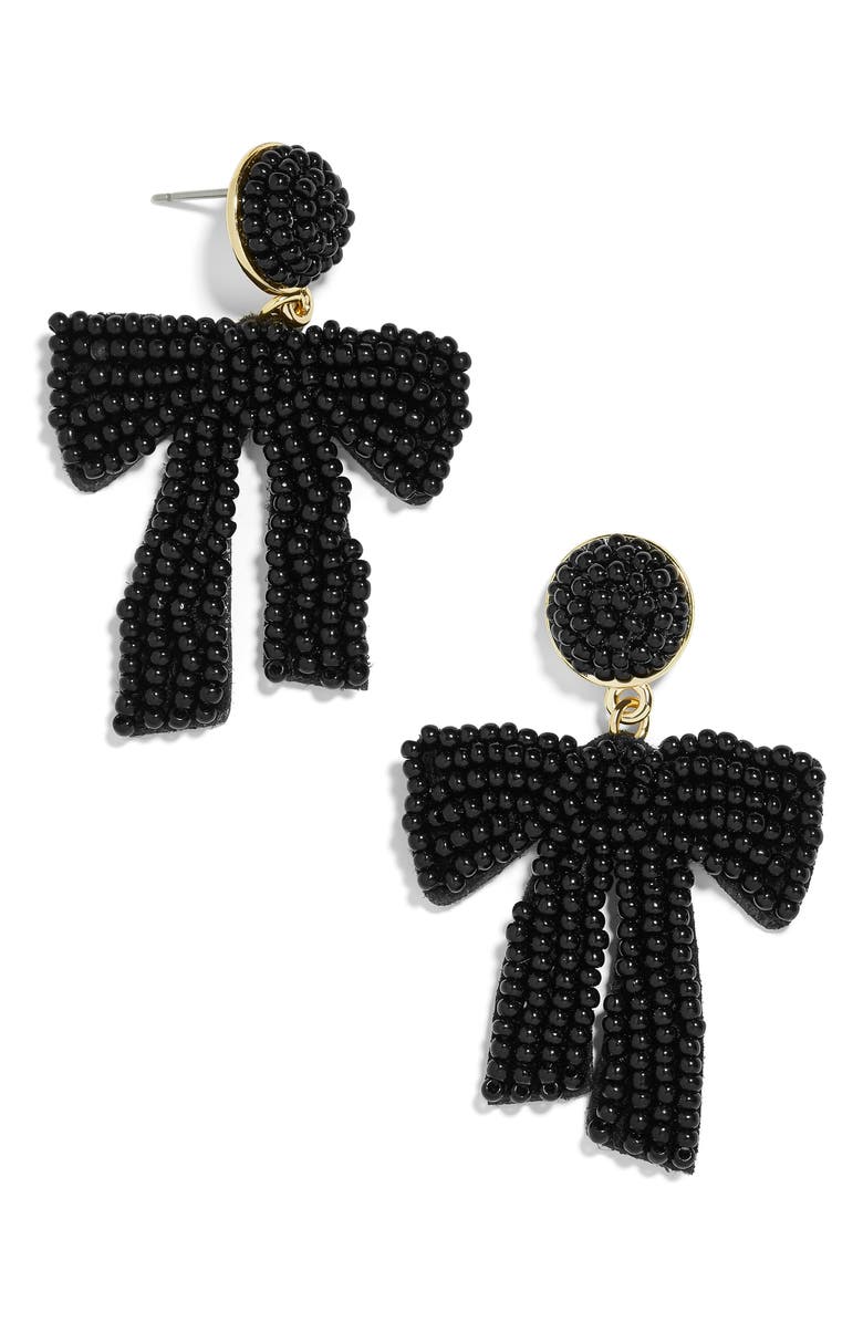 BaubleBar Sachi Bow Drop Earrings, Main, color, 