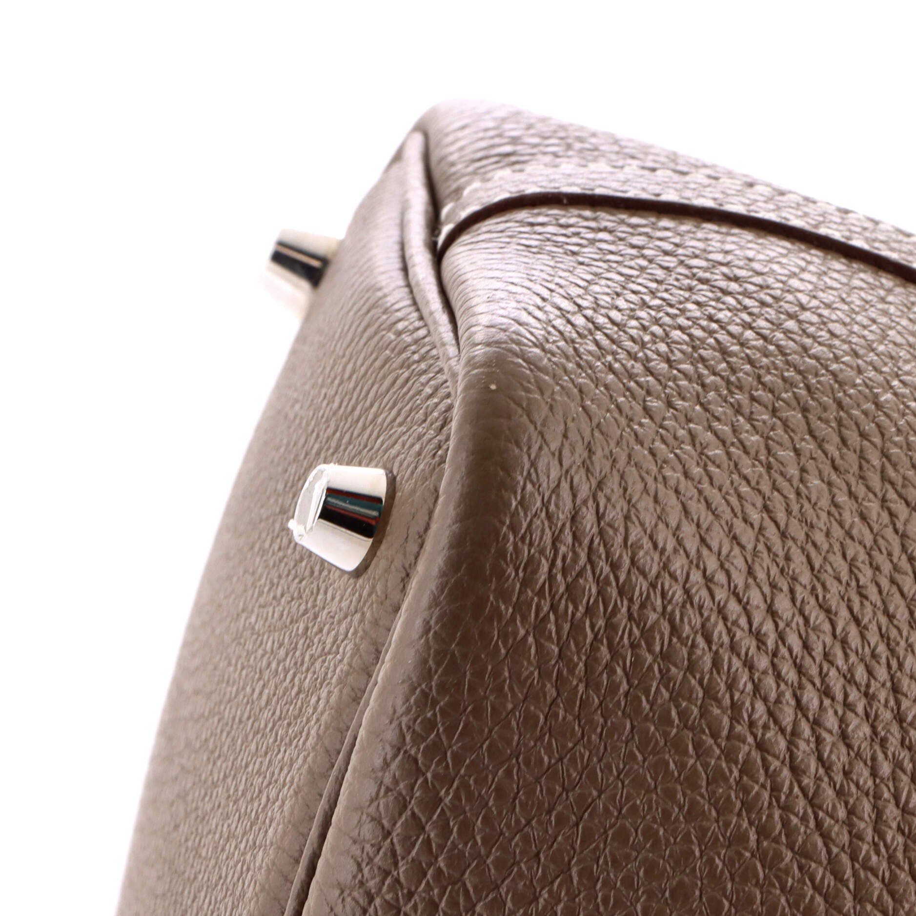 Pre-Owned Hermes Picotin Lock Bag Clemence PM, Alternate, color, Etoupe