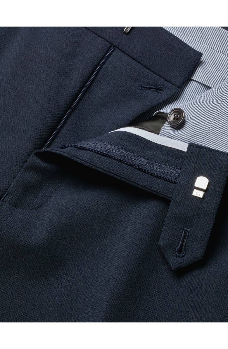 Charles Tyrwhitt Smart Wool Trouser, Alternate, color, Ink Blue