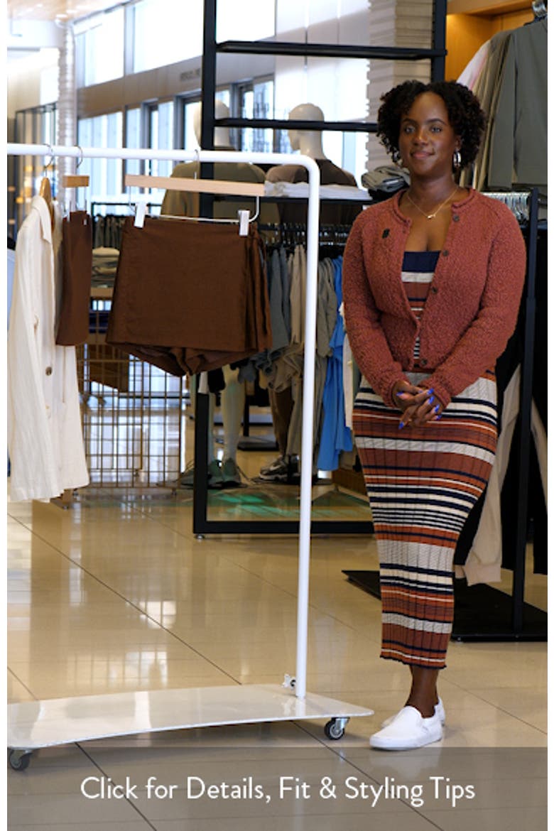 Linen Blend Wrap Skort video