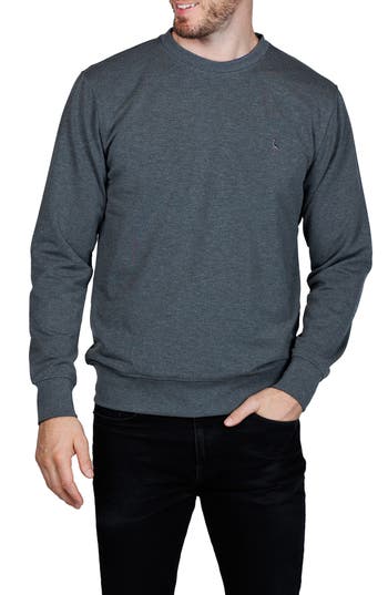 Tailorbyrd Fleece Crewneck Sweater In Animal Print
