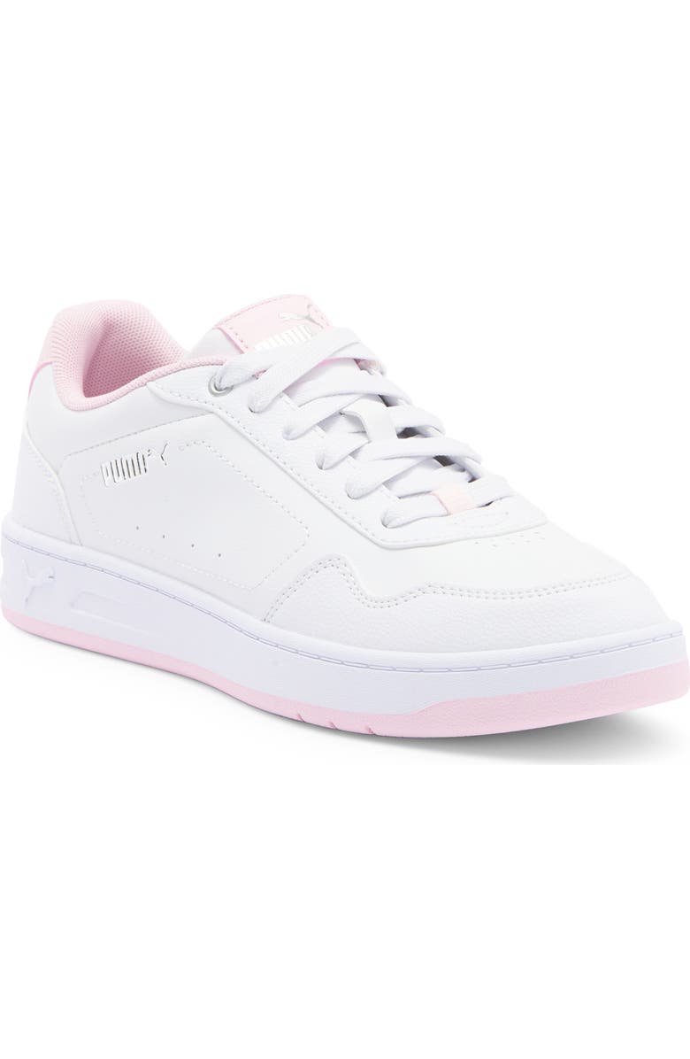 PUMA Court Classy Sneaker, Main, color, Puma White-Whisp Of Pink