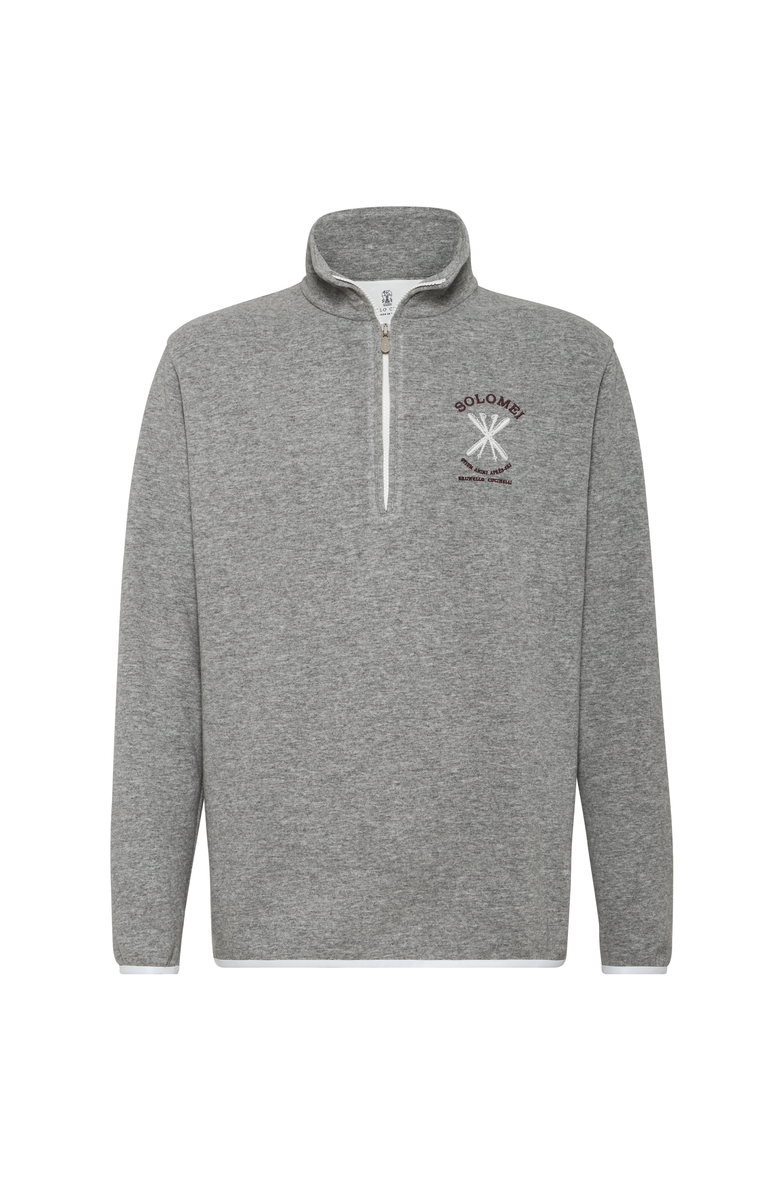 Brunello Cucinelli Techno fabric sweatshirt, Main, color, Grey