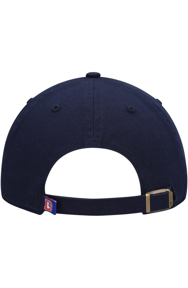 '47 Men's '47 Navy Denver Broncos Clean Up Legacy Adjustable Hat, Alternate, color, Navy