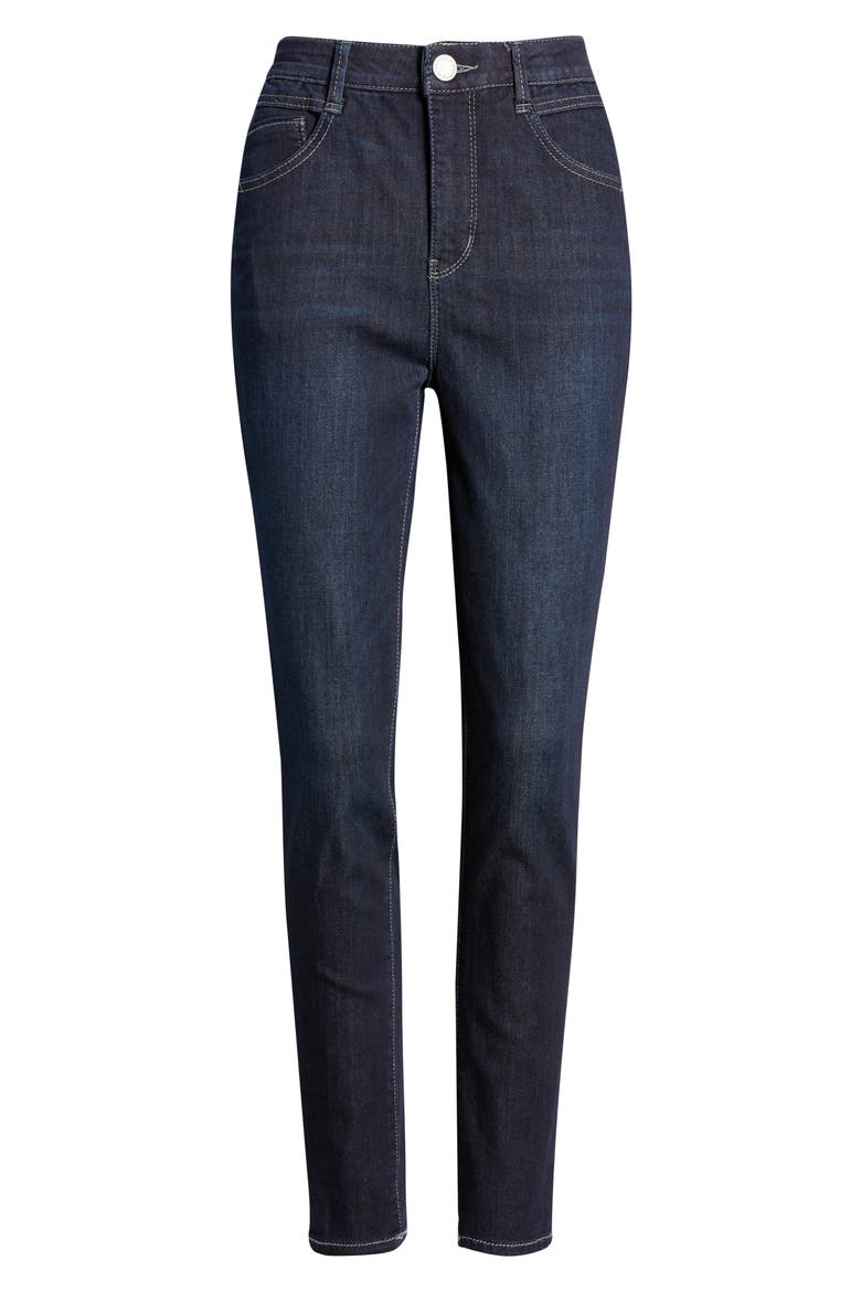 'Ab'Solution Sky Rise Skinny Jeans (Nordstrom Exclusive), Alternate, color, INA-INDIGO ARTISANAL